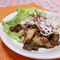 赤い電話's cooksnap of when they made 韓国風☆柔らか牛肉とエリンギの炒め物.