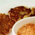 kimi1127's cooksnap of when they made 七味醤油マヨで☆桜海老と焼き海苔の大根餅.