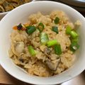 saori・ω・'s cooksnap of when they made 生姜の風味が◎簡単♪アサリの炊き込み御飯.