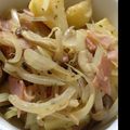 abead's cooksnap of when they made ベーコンポテトたまねぎ炒め.