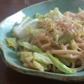 nakazumi's cooksnap of when they made 材料３つ！誰でもできる簡単焼きうどん！.