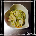 K0A9O0R8U♪'s cooksnap of when they made キャベツとツナの和風辛子マヨネーズ和え.