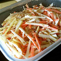 どらど～ら's cooksnap of when they made ☆大根の皮と人参、ちくわのマヨサラダ☆.