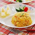 くぅちゃんのママ's cooksnap of when they made サッと炒めるだけ！簡単☆鮭チャーハン.