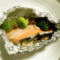 あいLuvゆう's cooksnap of when they made 鮭のホイル焼き.