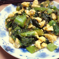 メリノシュ's cooksnap of when they made 博多 かつお菜のやさしいオイスター卵炒め.