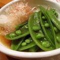 demy427's cooksnap of when they made スナップエンドウつゆ浸し.