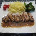 スタイリッシュママ's cooksnap of when they made 豚ロースのハニーマスタード焼き.