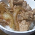 佐橋の一人っ子's cooksnap of when they made 簡単ガッツリ豚丼.
