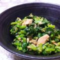 chihojya's cooksnap of when they made 大根の葉ツナ炒め.