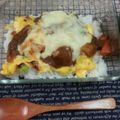 てんどんマン's cooksnap of when they made 残りカレーをリメイク！オムカレードリア♡.