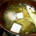 comomuz's cooksnap of when they made つるつる♪ゲンゲのすまし汁.