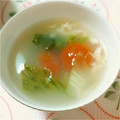 ★k＆n☆'s cooksnap of when they made ふわふわ卵とレタスのスープ.