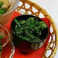 りくママ04's cooksnap of when they made ☺春菊の胡麻和え☺.