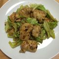 SHIRLEY★'s cooksnap of when they made 鶏胸肉のみそマヨ炒め.