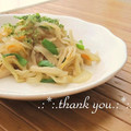 矢切のねぎちゃん's cooksnap of when they made 切干大根の焼きそば風.