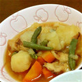もも1002's cooksnap of when they made 新じゃがとちくわで簡単和風煮物.