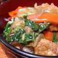 みどふぁどベシ's cooksnap of when they made 冷蔵庫にあるお野菜で　中華丼を.
