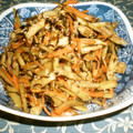 らどりん's cooksnap of when they made 豚ゴボウのはちみつきんぴら.