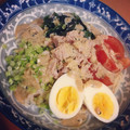 hereismiho's cooksnap of when they made ゴマ味噌だれの冷やし中華.