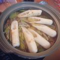 hereismiho's cooksnap of when they made 秋田名物きりたんぽ！鴨肉できりたんぽ鍋！.