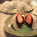 asakirara's cooksnap of when they made レンジで作るお餅で♪やわらか苺大福.