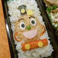 赤い電話's cooksnap of when they made アンパンマンのＳＬマン☆キャラ弁.