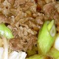 rikun0410's cooksnap of when they made 舞茸が香る♪豚しゃぶしゃぶ肉のすき焼き.
