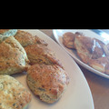 SNOWQUEENs's cooksnap of when they made 朝ごはんにも！卵無しでサクふわ♥スコーン.