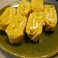時花菜's cooksnap of when they made 簡単！黄ニラの黄金だし巻き.