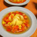 時花菜's cooksnap of when they made 新玉ねぎで…母の日のお花のスープ.