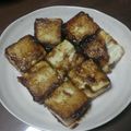 Uちゃんママ's cooksnap of when they made 豆腐★焼肉のタレ★焼き.