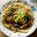 はむまき0516's cooksnap of when they made 簡単ランチ！梅納豆パスタ♡.