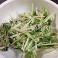 にゃお姫's cooksnap of when they made 水菜とツナのサラダ.