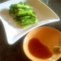 みきゅうり's cooksnap of when they made 簡単♪菜の花のお刺身　わさび醤油.