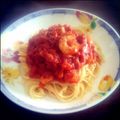 nachuho's cooksnap of when they made さっぱり系♪簡単シーフードトマトパスタ♥.