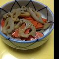 ＊しょ〜ちゃん＊'s cooksnap of when they made れんこんと人参のきんぴら.