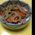 ＊しょ〜ちゃん＊'s cooksnap of when they made れんこんと人参のきんぴら.