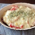まみらいおん's cooksnap of when they made 　海老とかにかまの豆乳ドリア.