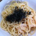 雪だるまんじゅう's cooksnap of when they made 明太子パスタ♪.