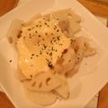 yu～kari's cooksnap of when they made 蓮根と里芋のたらこマヨサラダ.
