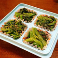 カナエ77's cooksnap of when they made 袋で簡単　ほうれん草ナムル　お弁当に.