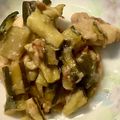 ☆ごはんできた☆'s cooksnap of when they made 鶏むね肉ときゅうりの梅肉炒め.