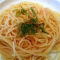 h_tonerico's cooksnap of when they made 一人分ランチ☆簡単たらこパスタ.