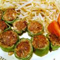 ずぼらうさこ's cooksnap of when they made ピーマンの肉詰め.