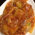 liarra's cooksnap of when they made 肉巻き芽キャベツのトマトソース煮込み.