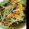 まちゃる53's cooksnap of when they made やみつき　もやしと水菜と人参の塩昆布炒め.