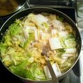 3boysママ☆'s cooksnap of when they made 豚バラ肉とキャベツの簡単にんにく鍋.