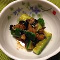メジャーどこじゃ〜's cooksnap of when they made 簡単おつまみ☆胡瓜と梅のごまポン酢あえ.