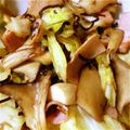 新米たままま's cooksnap of when they made □簡単□エリンギ・キャベツの塩昆布炒め.